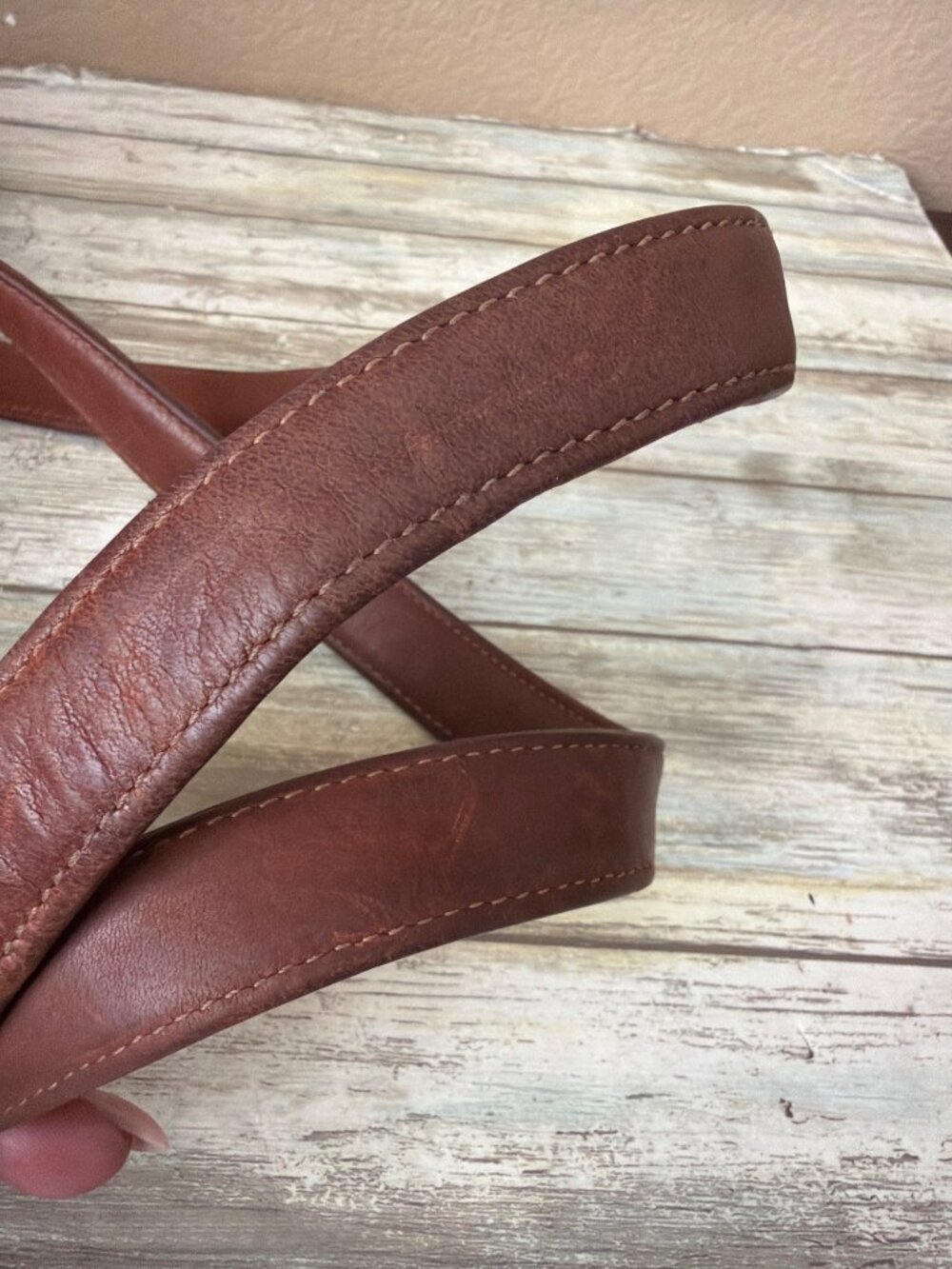 1970/80s Coach Glove Tanned British Tan Marketing Tote Bag NYC 399-0645 w/FLAWS - Picture 13 of 15